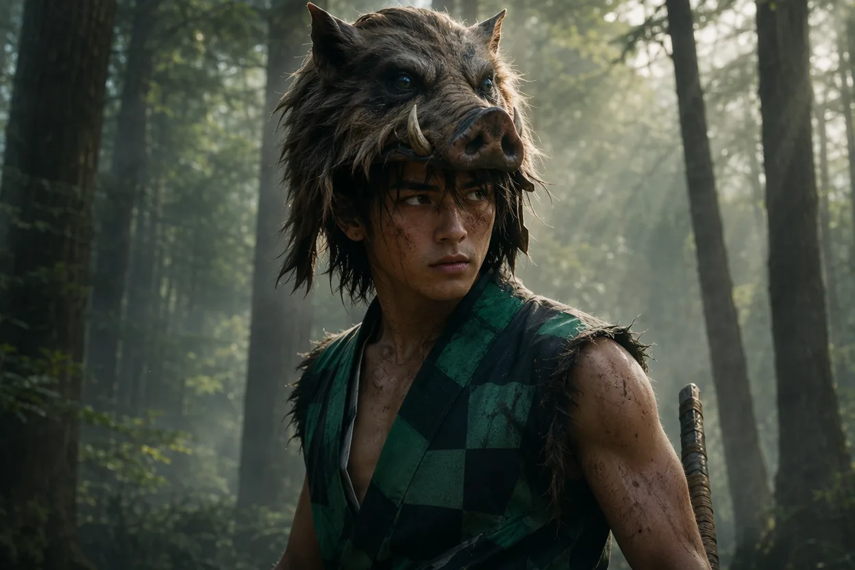 AI 伊之助フィルター：オリジナルの猪戦士ポートレートを作る