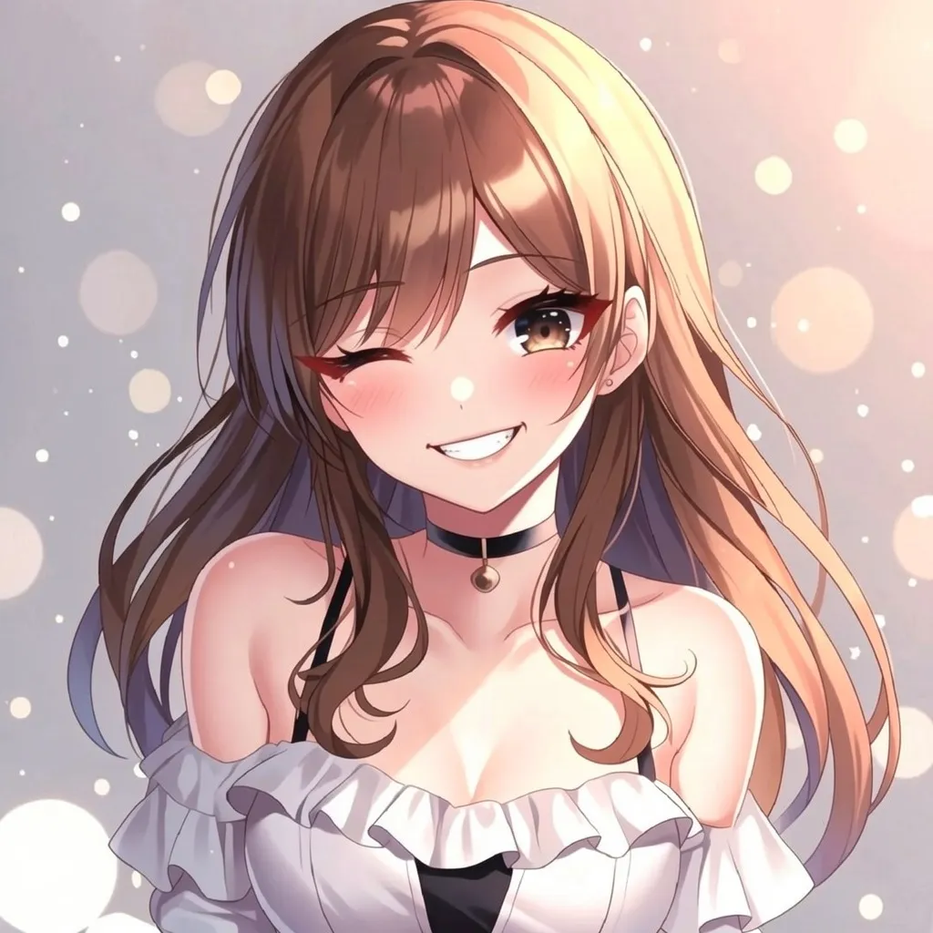 make the person smiling