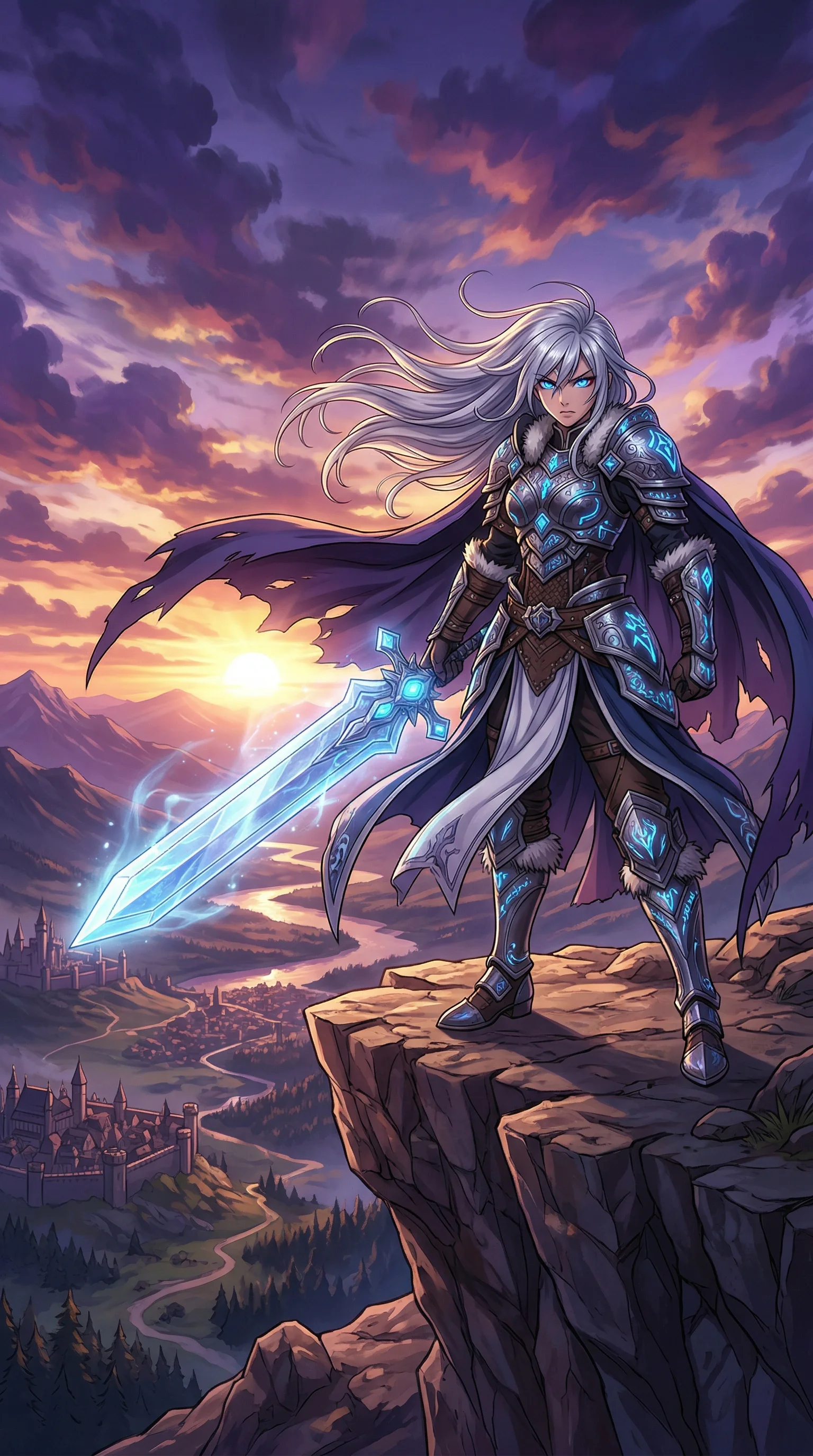 Anime Warrior Portrait