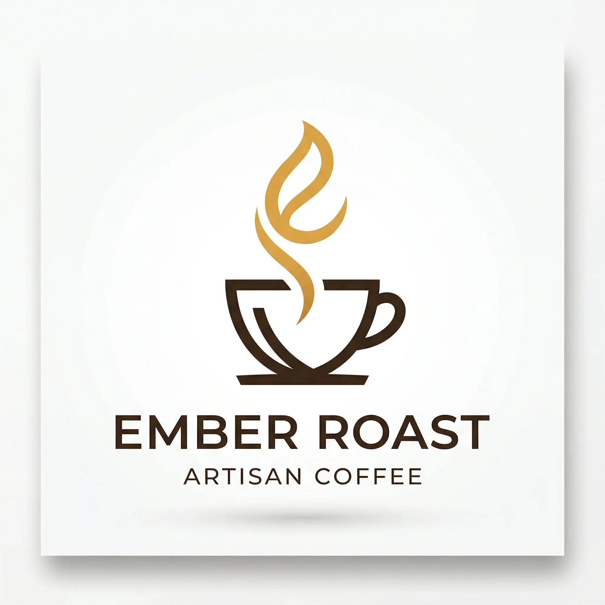 Minimalist Coffee Brand Logo
