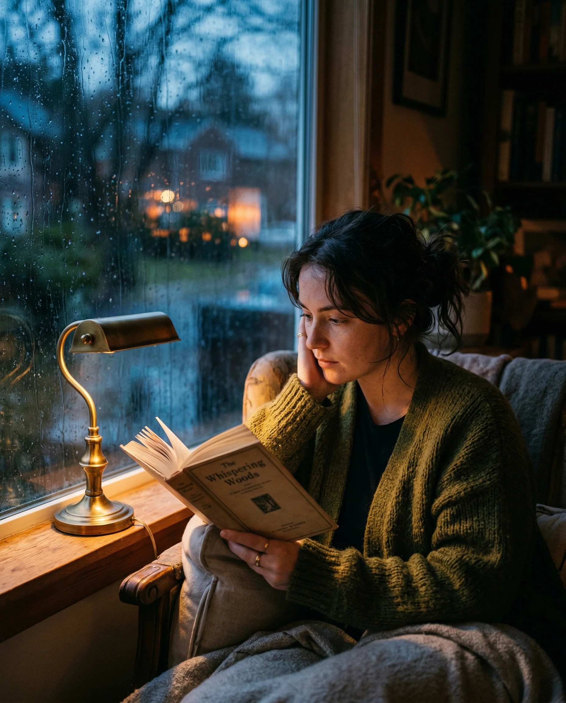 Cozy Reading Portrait